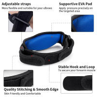 Codera de tendinitis para golfistas, alivio del dolor, antebrazo, gimnasio en casa, recuperación, caminar, correr, entrenamiento, 1 unidad - details 17