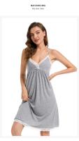 Camisola sexy de algodón cosida Ence para mujer, ropa interior íntima de color sólido, ropa informal holgada para el hogar - details 3