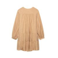 La ropa de las mujeres europeas y americanas es popular, mini vestido decorativo bordado en el pecho de moda europea y americana - details 2