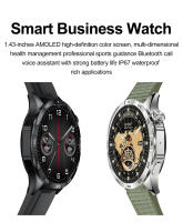 HK4-reloj inteligente con pantalla táctil AMOLED, Smartwatch con detección de ritmo cardíaco, función NFC, respiración constante, entrenamiento, 2024 - details 0