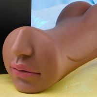 Boca de copa de avión de tres puntos, dispositivo de masturbación masculina vaginal y anal tres en uno, modelo invertido de alta gama, producto para adultos - details 0
