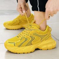 Dropshipping logo transpirable grueso correr para hombres ligeros, zapatos deportivos casuales de estilo caminar - details 5
