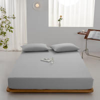 Bonenjoy-sábanas ajustadas de Color sólido, Funda de colchón suave, Sábana elástica, ropa de cama para el hogar, sin funda de almohada, 1 unidad - details 4
