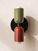 Lámpara de pared de cabecera colorida, lámpara de pared del pasillo nórdica para sala de estar, macarrón para habitación de niños, lámpara de decoración Interior para el hogar - details 12