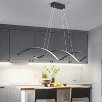Luces colgantes LED modernas para sala de estar, comedor, Bar, cocina, trabajo, hogar inteligente, Alexa, Google, RC, accesorios de lámpara colgante - details 1