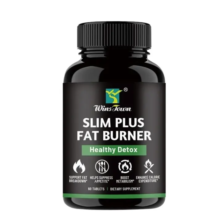 Slim Plus Fat Burner Tableta de desintoxicación saludable Pastillas adelgazantes - 1