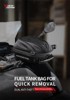 Bolsa de Tanque de Fibra de Carbono MOTOCENTRIC Impermeable, Anti-robo, Reflectante, Gran Capacidad, Soporte de Teléfono, Anillo de Adaptador, Correa de Hombro - details 0