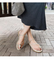 Nuevas Sandalias Planas de Moda para Mujer Diseño Versátil con Punta Abierta Diamantes de Imitación - details 16