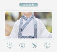 Hanfu antiguo para niños, niños y niñas, ratones de biblioteca, estudiantes de primaria, ropa escolar tradicional china, ceremonia de apertura, - details 5