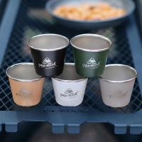 Mini taza de camping de acero inoxidable, 4-1 piezas, 50 ml, adecuada para VIE al aire libre, cerveza, vino, café, té, leche, bebidas, agua, - details 0