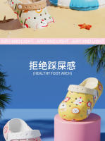 Impresionados Zapatillas de Verano para Niños y Niñas Diseño de Dibujos Animados Lindo Bolso de Cabeza Ideal para Playa y Afuerte - details 1