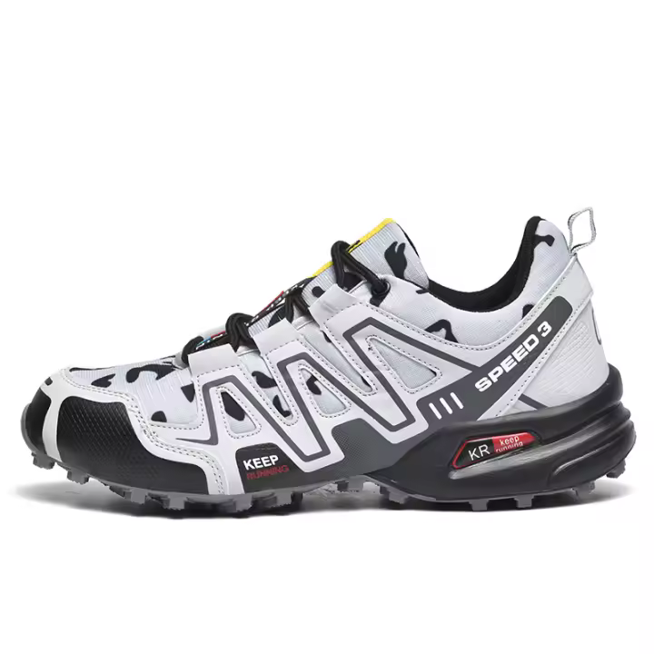 Zapatos de senderismo para hombre, zapatillas deportivas ligeras y transpirables, antideslizantes, para gimnasio, trotar, caminar - 1