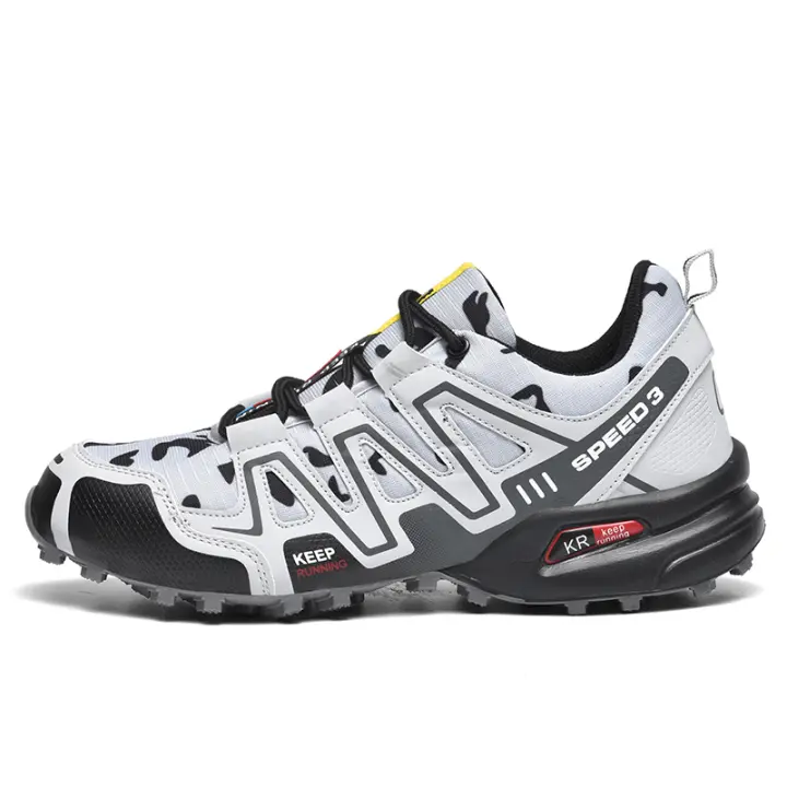 Zapatos de senderismo para hombre, zapatillas deportivas ligeras y transpirables, antideslizantes, para gimnasio, trotar, caminar - 1