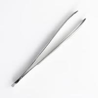 refine tweezers slant tip high quality craftsmanship side view