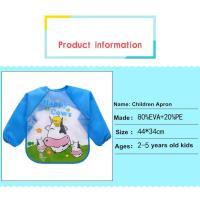 Babero de manga larga impermeable para niños, delantal de EVA, bata de alimentación, ropa para comer - details 1