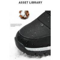 Botas de nieve cálidas y afelpadas para hombre, botines informales de alta calidad, impermeables y antideslizantes, para senderismo y trabajo en invierno - details 4
