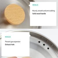 Olla de café portátil de 1L hervidor de agua multifuncional de acero inoxidable 304 olla de cocina multiherramienta suministros peligrosos normales - details 14