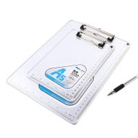 Almacenamiento de billetes de papel de aleación de aluminio, carpeta de archivos de libros, portadocumentos A4, portapapeles, almohadillas de escritura, Clip para tablero de escritura - details 4