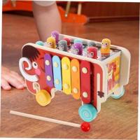Juego de bloques de martillo de madera para niños, juguete de golpeo, juguete cognitivo, regalos de cumpleaños, 1 Juego - details 3