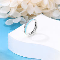 Anillo de Plata Esterlina 925 con Zirconia de Estrella de Copo de Nieve - details 18