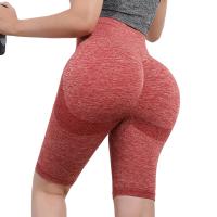 Pantalones cortos de yoga para mujer, shorts deportivos sin costuras, push up, ropa deportiva para gimnasio, 2025 - details 0