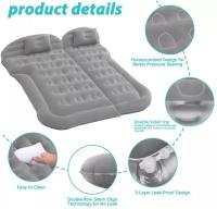 Colchón inflable portátil para acampar con almohadas y bomba de aire, cama de aire para coche, SUV, almohadilla para dormir - details 5