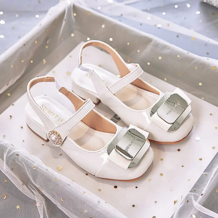 Zapatos de cuero para niños con vestido niña Mary Jane sandalias de moda - 1