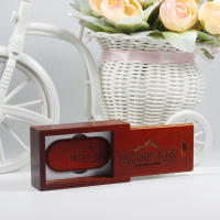 JASTER USB 2.0 Flash Drive de 128GB Regalo Creativo de Negocios con Caja de Madera - details 3