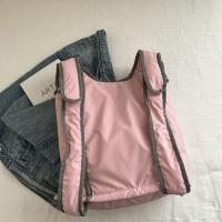 Bordado de letras amor chaleco mochila Nylon gran capacidad estudiantes bolso escolar bolsa de almacenamiento bolso de hombro mochilas - details 16