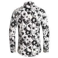 Camisa de Moda de Otoño Impresión Digital Casual Camisa de Negocios de Manga Larga - details 16
