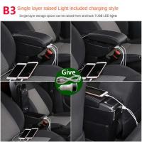 Adecuado para reposabrazos Note CA, detalles interiores, accesorios de modificación, cenicero de piezas de automóvil. - details 7