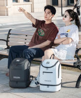 Mochila deportiva para raqueta de bádminton con bolsillo para zapatos, para viajes al aire libre, ir de compras, bolsa de acampada, almacenamiento grande, mochila escolar para ordenador portátil - details 10