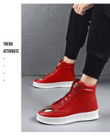 Zapatillas altas de marca para hombre, zapatos deportivos con plataforma de leopardo, zapatos de entrenamientos deportivos, zapatos de Skate informales, zapatos deportivos de tenis a la moda para niños - details 15