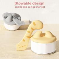 Juego de suministros reutilizables para mascotas, cubierta de sellado para evitar manos sucias, cuchara para alimentar a gatos, fácil de almacenar, envuelto en 360 grados - details 10