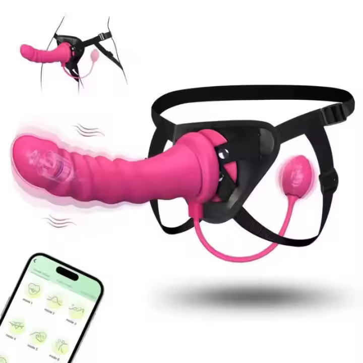 APP doble cabeza doble huevo vibrador portátil les lala productos adultos sexo lésbico huevo vibrador patio trasero tapón anal pene - 1