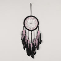 Nuevo colgante creativo de atrapasueños de plumas, atrapasueños diy, campanas de viento, colgante, decoración para dormitorio y sala de estar - details 2