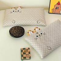 Funda de almohada con diseño de dibujos animados para verano, funda de almohada Rectangular con bordado de animales, funda de almohada refrescante con cremallera, 2 uds. - details 8