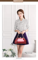 Bolso de mujer 2025 nueva moda de charol rojo brillante bolso de boda nupcial bolso de mensajero de hombro para mujer - details 5