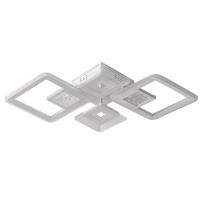 Lámpara de techo acrílica moderna con LED incorporado de 46W controlable por remoto para iluminación de porche y dormitorio con Montaje flush - details 13