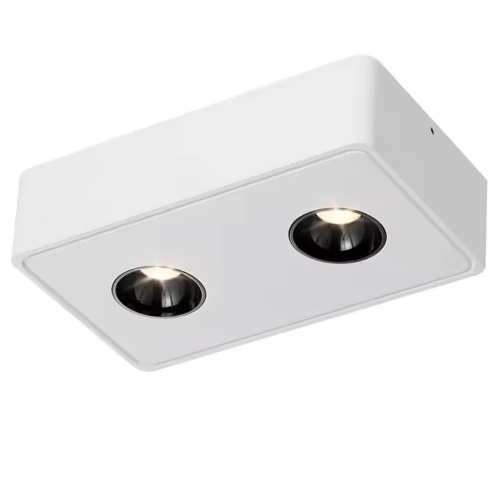 CBJKTX 2 Ekig Blanco Cálido 11W Focos de Techo Pequeños Montados en Superficie para Cocina Pasillo Dormitorio Comedor - 1
