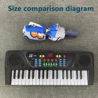 Piano Electrónico de un solo canal de 37 teclas, con micrófono, teclado portátil para educación musical, juguete inicial para niños y niñas - details 1