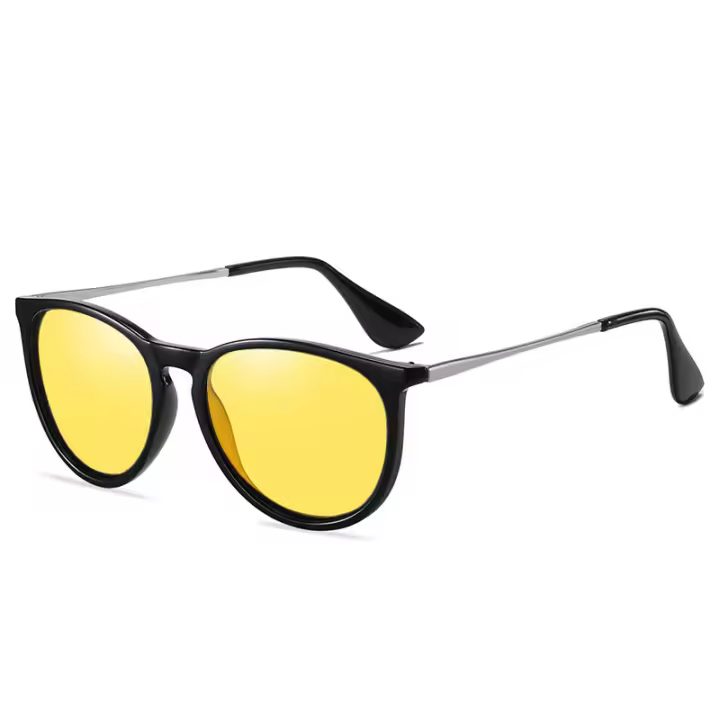 Gafas de sol redondas vintage premium para mujer y hombre, estilo clásico retro moderno - 1