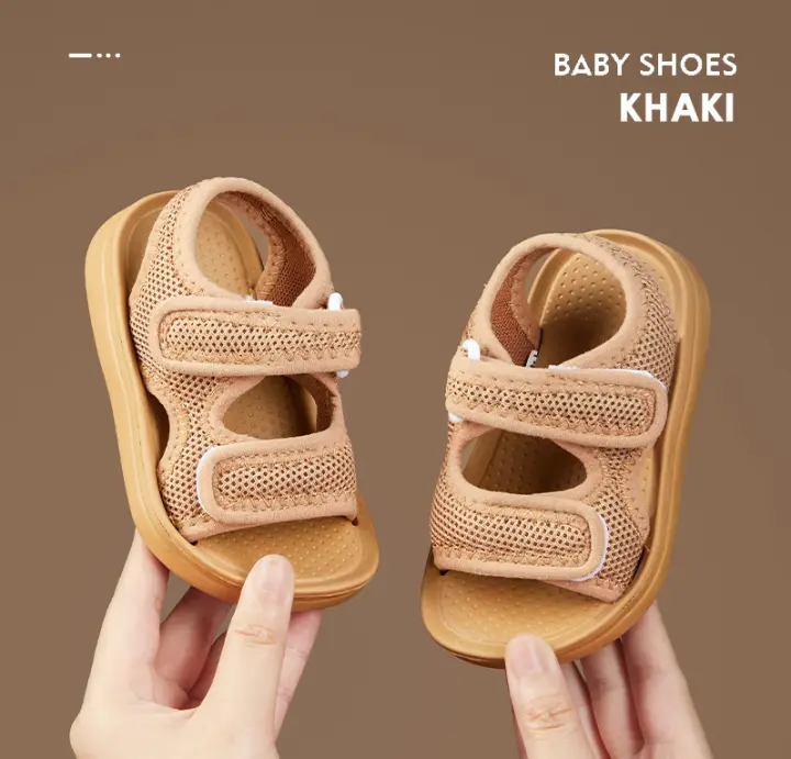 Sandalias de tela para niños, zapatos de playa al aire libre para niños, sandalias para niños pequeños - 1