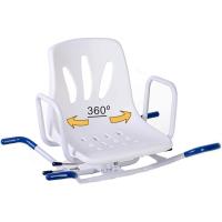 Silla de Baño Giratoria 360º Asiento Cómodo para Adultos Acceso Fácil para Mayores - details 0