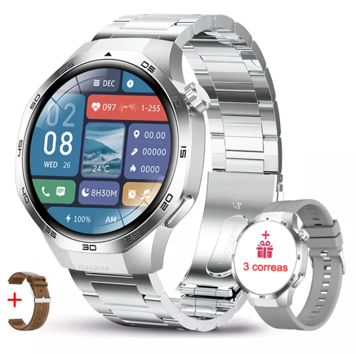 Reloj inteligente GT5 Pro para hombre, sistema de detección, deportes avanzados, asistente de salud, larga resistencia, NFC, nuevo - 1