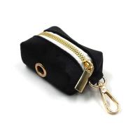 Arnés terciopelo negro, perro duradero personalizado alta calidad con hebillas Metal dorado, Collar y correa para mascotas de - details 8