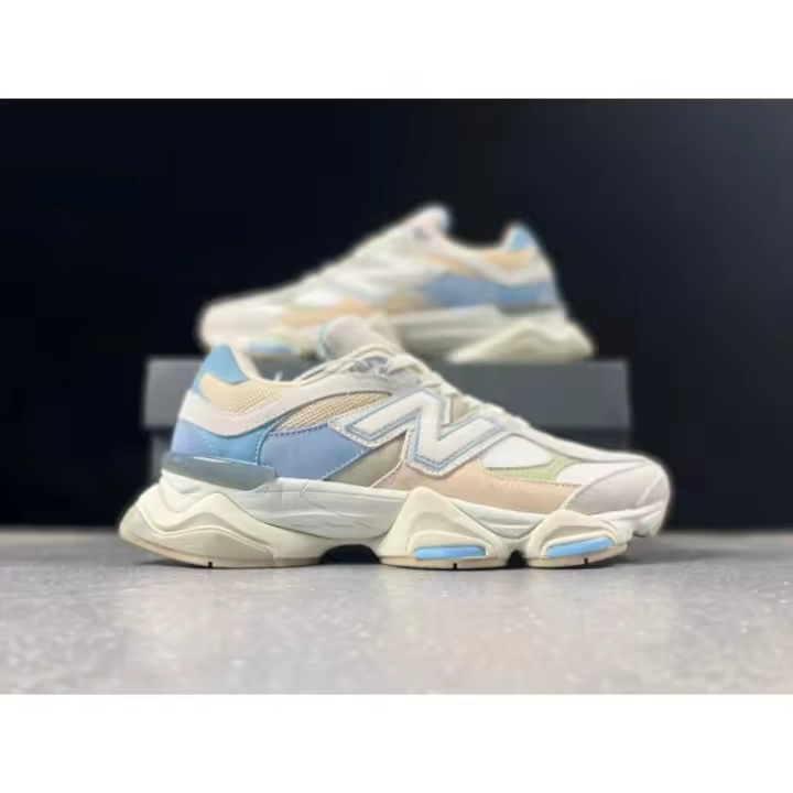 Leten NB 9060 material de gamuza de malla tecnología de amortiguación ABZORB zapatos para correr de metro azul U9060JF EPCA zapatos de trabajo - 1