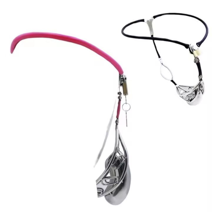 Cinturón de Castidad Ajustable Leten Cerradura de Metal Juguetes para Adultos Salud Sensual - 1