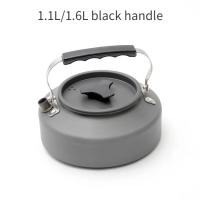 Hervidor de agua portátil de aleación de aluminio para acampar al aire libre cocina de Picnic capacidad de 0,8 L y 1,1 L - details 8