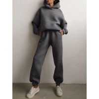 Suéter grueso de manga larga para mujer, moda casual de dos piezas, otoño e invierno - details 11